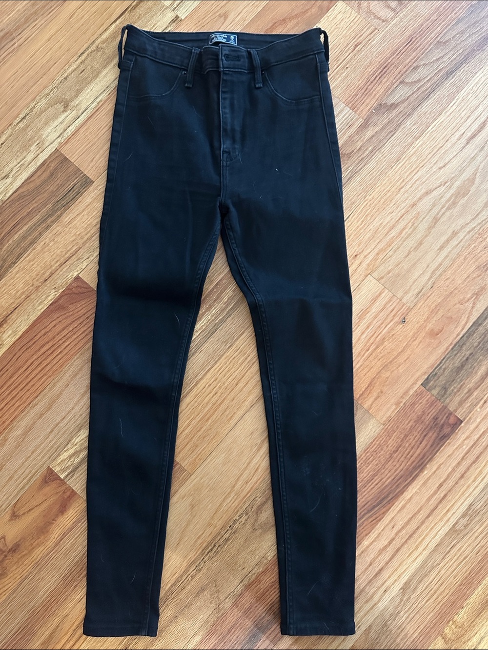 Abercrombie & Fitch Black High-Rise Skinny Leggings